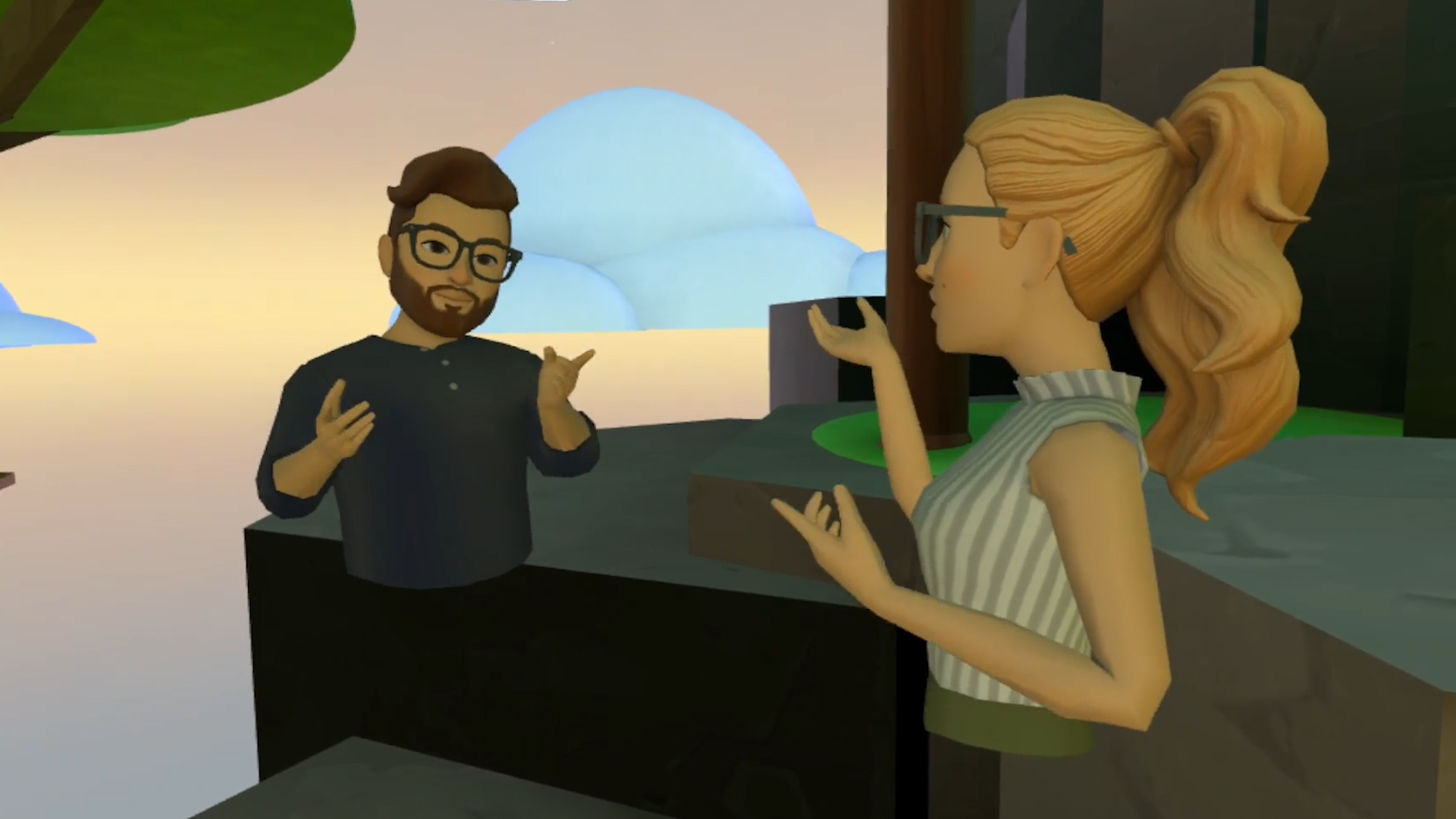 Kate and Ryan sat down in Horizon Worlds, one of several VR platforms NJI actively develops in